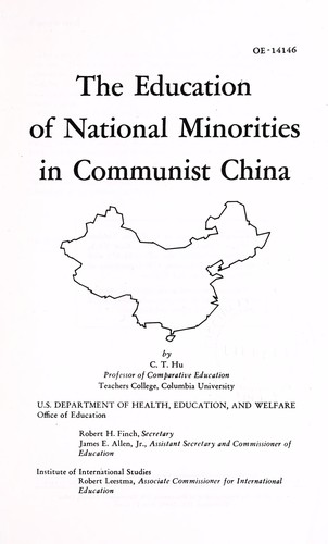 The education of national minorities in Communist China