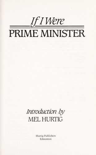 If I Were Prime Minister