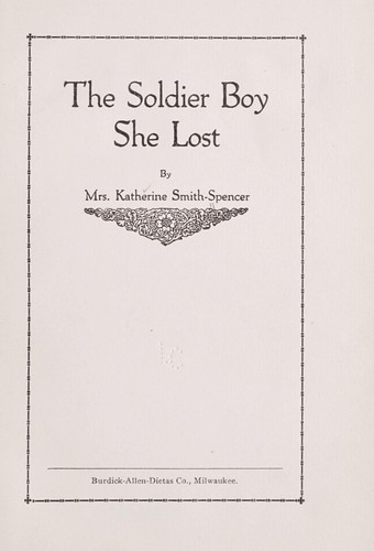 The soldier boy she lost
