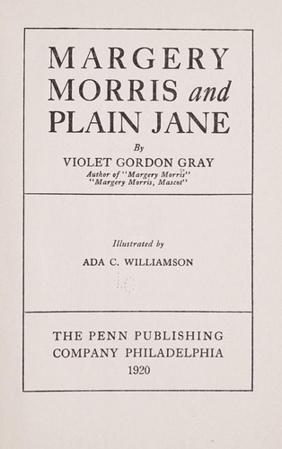Margery Morris and Plain Jane