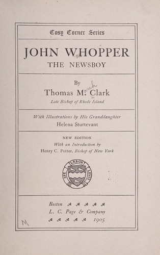John Whopper, the newsboy