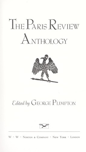 The Paris review anthology