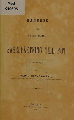 Handbok f©œr undervisning i sabelf©Þktning till fot