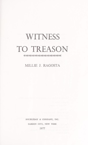 Witness to treason
