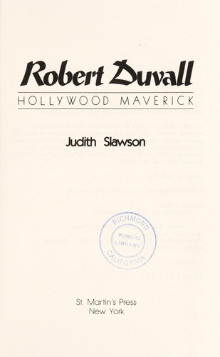 Robert Duvall, Hollywood maverick