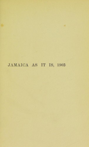 Jamaica as it is