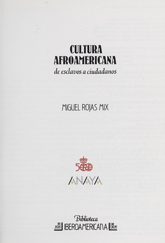 Cultura afroamericana de esclavos a ciudadanos