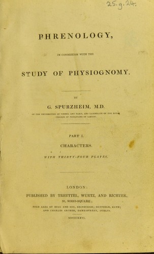 Phrenology, in connexion with the study of physiognomy