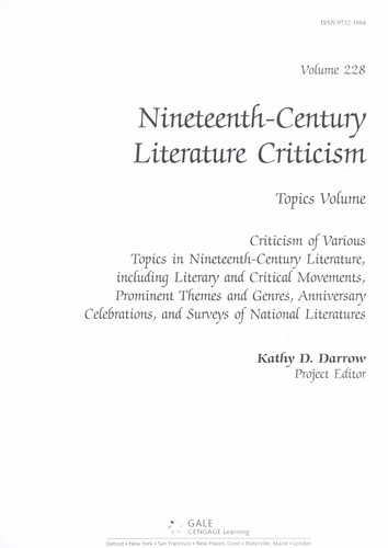 Nineteenth-century literature criticism