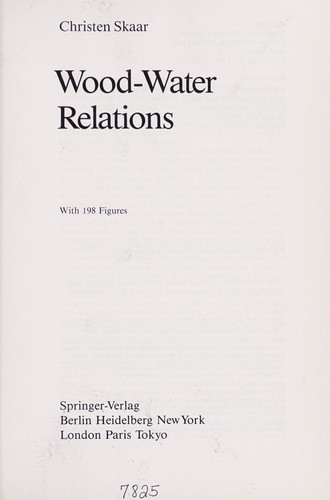 Wood-water relations