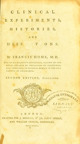 Clinical experiments, histories, and dissections