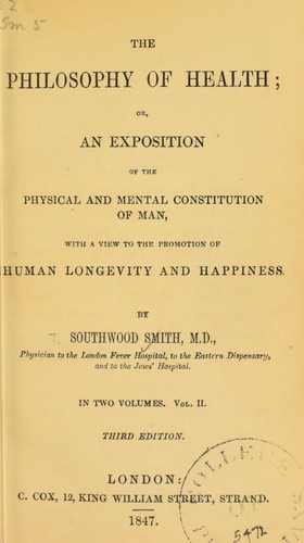 The philosophy of health