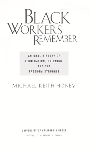 Black workers remember