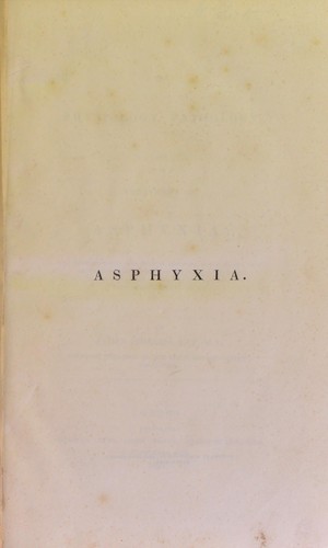 The physiology, pathology, and treatment of asphyxia