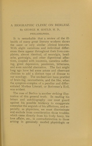 A biographic clinic of Berlioz