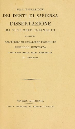 Sull'estrazione dei denti di sapienza