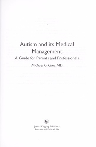 Autism and its medical management