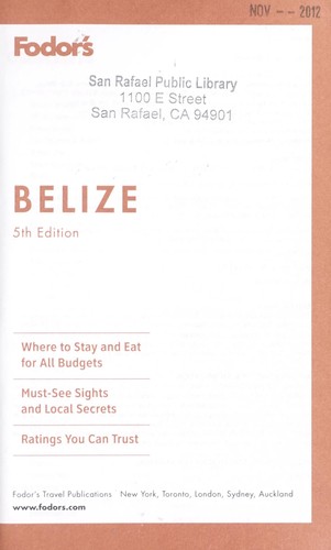 Fodor's Belize