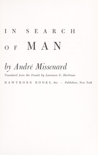 In search of man