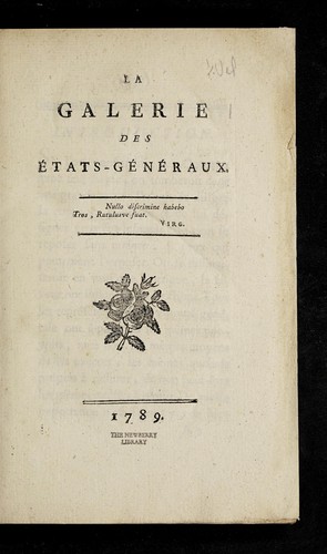 La galerie des Etats-ge ne raux