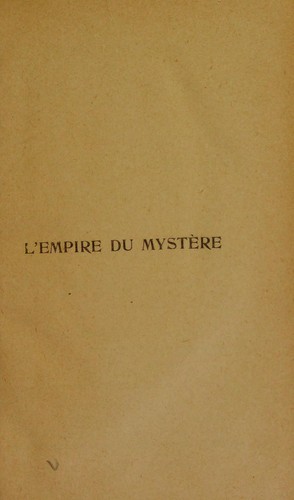L'empire du myst©·re