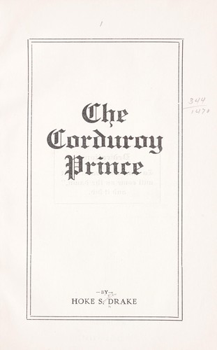 The corduroy prince