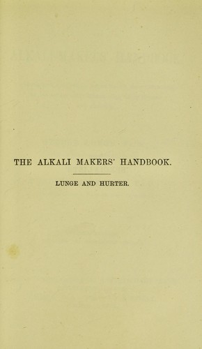 The alkali-makers handbook