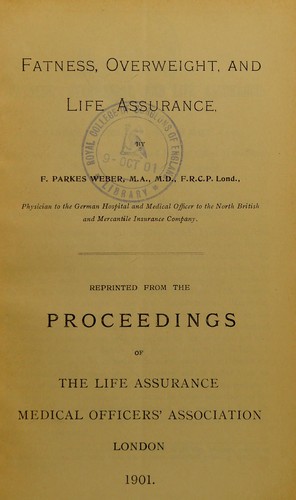 Fatness, overweight, and life assurance