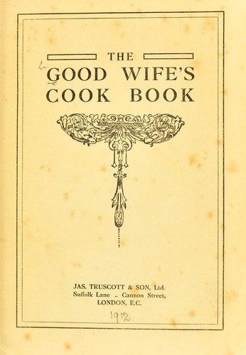 The good wife's cook book