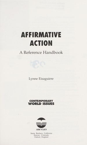 Affirmative action
