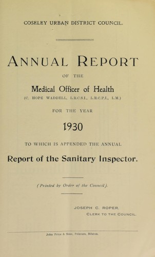 [Report 1930]