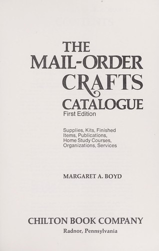 The mail-order crafts catalogue