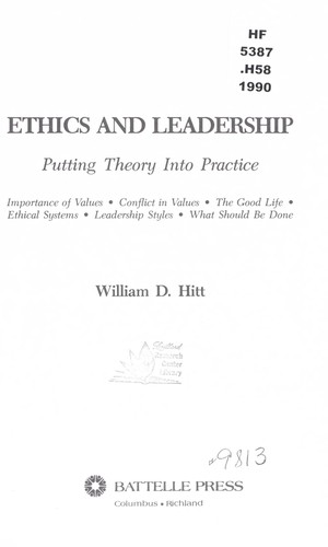 Ethics and leadership