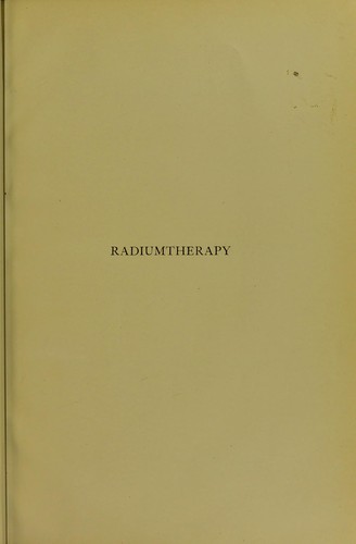 Radiumtherapy