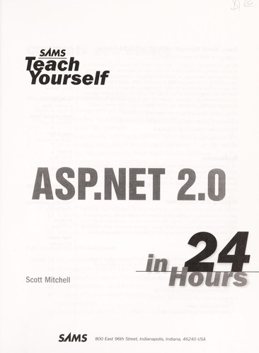 Sams teach yourself ASP.NET 2.0 in 24 hours
