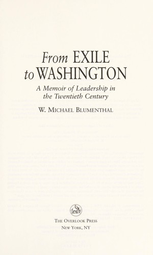From exile to Washington