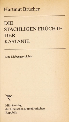 Die stachligen Fru chte der Kastanie
