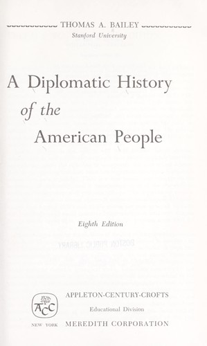 A diplomatic history of the American people