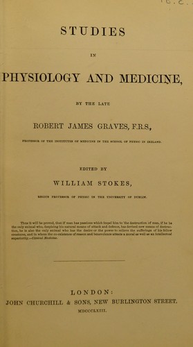 Studies in physiology and medicine