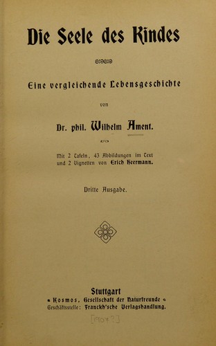 Die Seele des Kindes