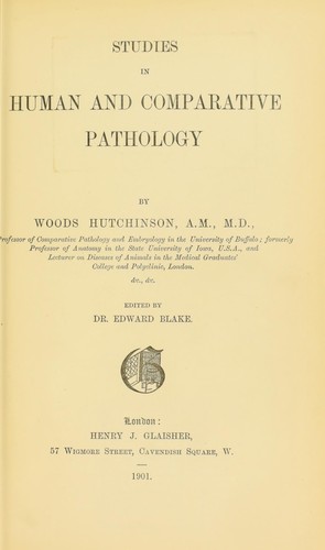 Studies in human and comparative pathology