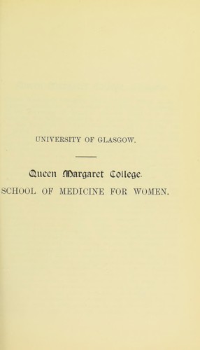Prospectus for session 1900-1901