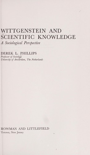Wittgenstein and scientific knowledge