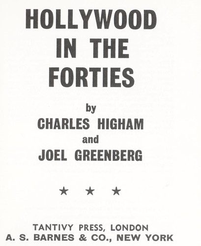 Hollywood in the forties