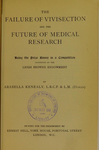 The failure of vivisection and the future of medical research