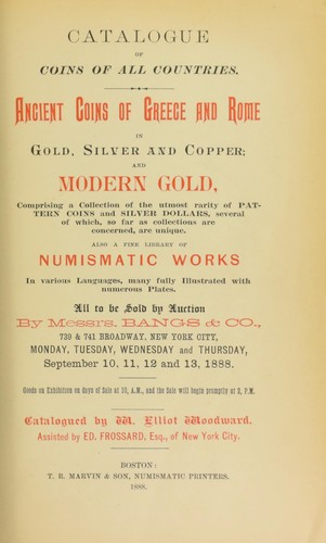 Catalogue of coins of all countries