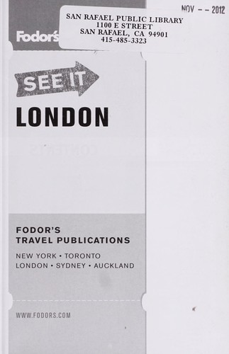 Fodor's see it London