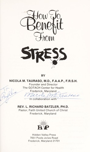 How to benefit from stress