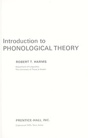 Introduction to phonological theory
