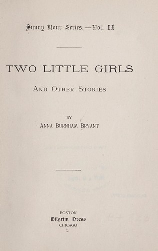 Two little girls and other stories